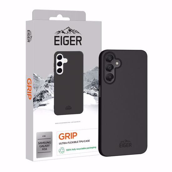 Picture of Eiger Eiger Grip Case for Samsung Galaxy A16 in Black